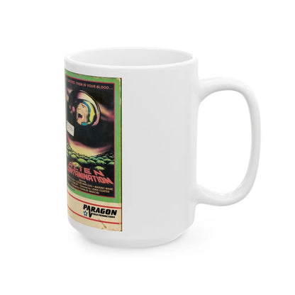 ALIEN CONTAMINATION (VHS COVER) - White Coffee Mug-Go Mug Yourself