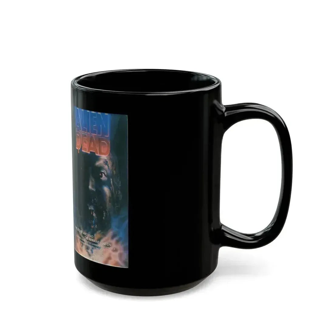 ALIEN DEAD (VHS COVER) - Black Coffee Mug - Go Mug Yourself
