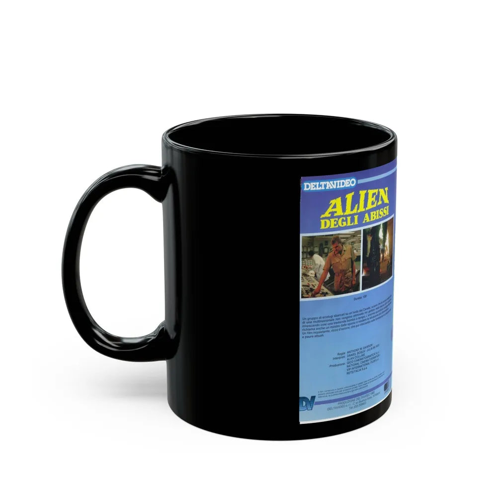 ALIEN DEGLI ABISSI (VHS COVER) - Black Coffee Mug-Go Mug Yourself