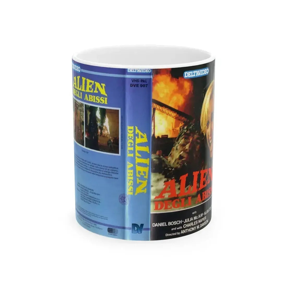 ALIEN DEGLI ABISSI (VHS COVER) - White Coffee Mug 11oz - Go Mug Yourself