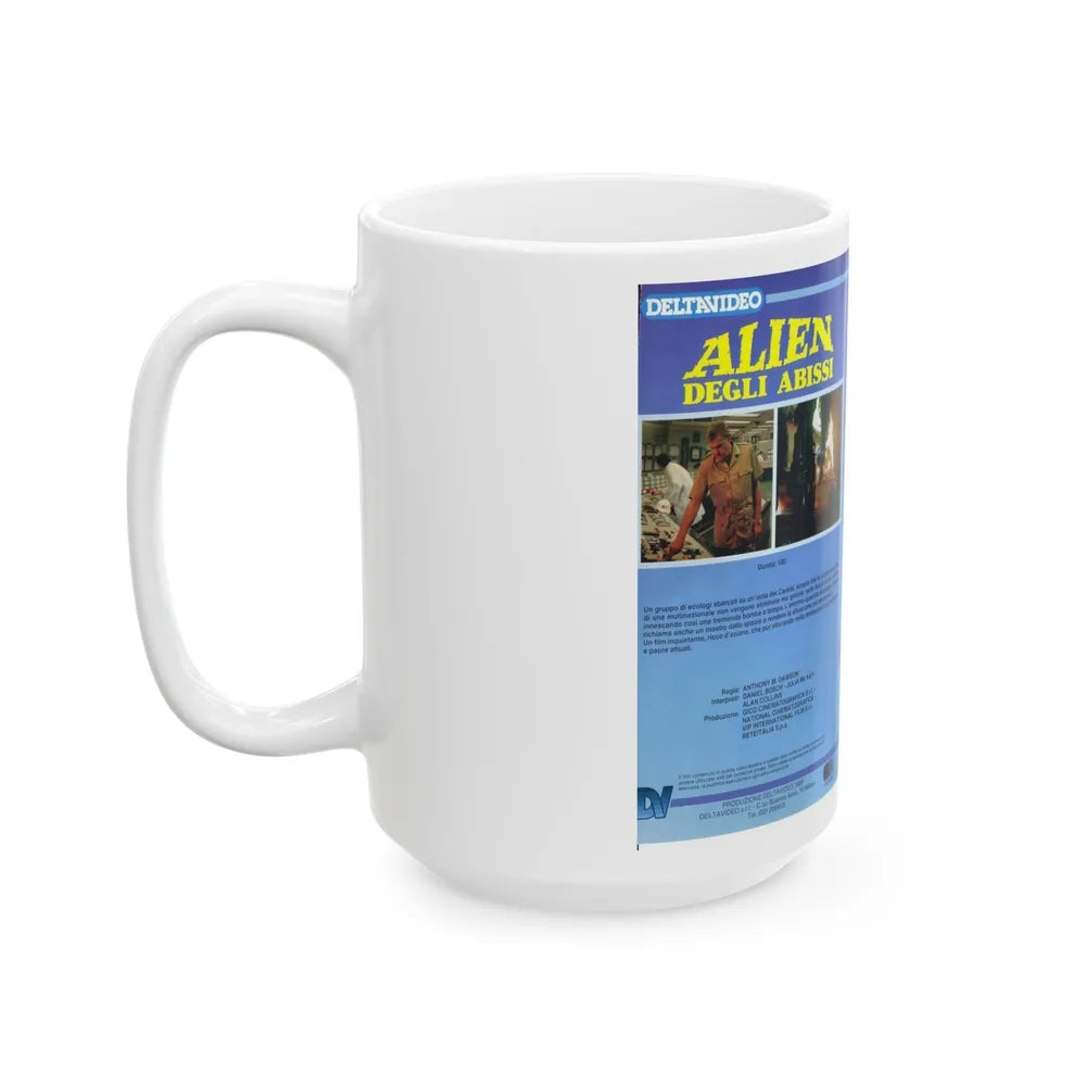 ALIEN DEGLI ABISSI (VHS COVER) - White Coffee Mug-Go Mug Yourself