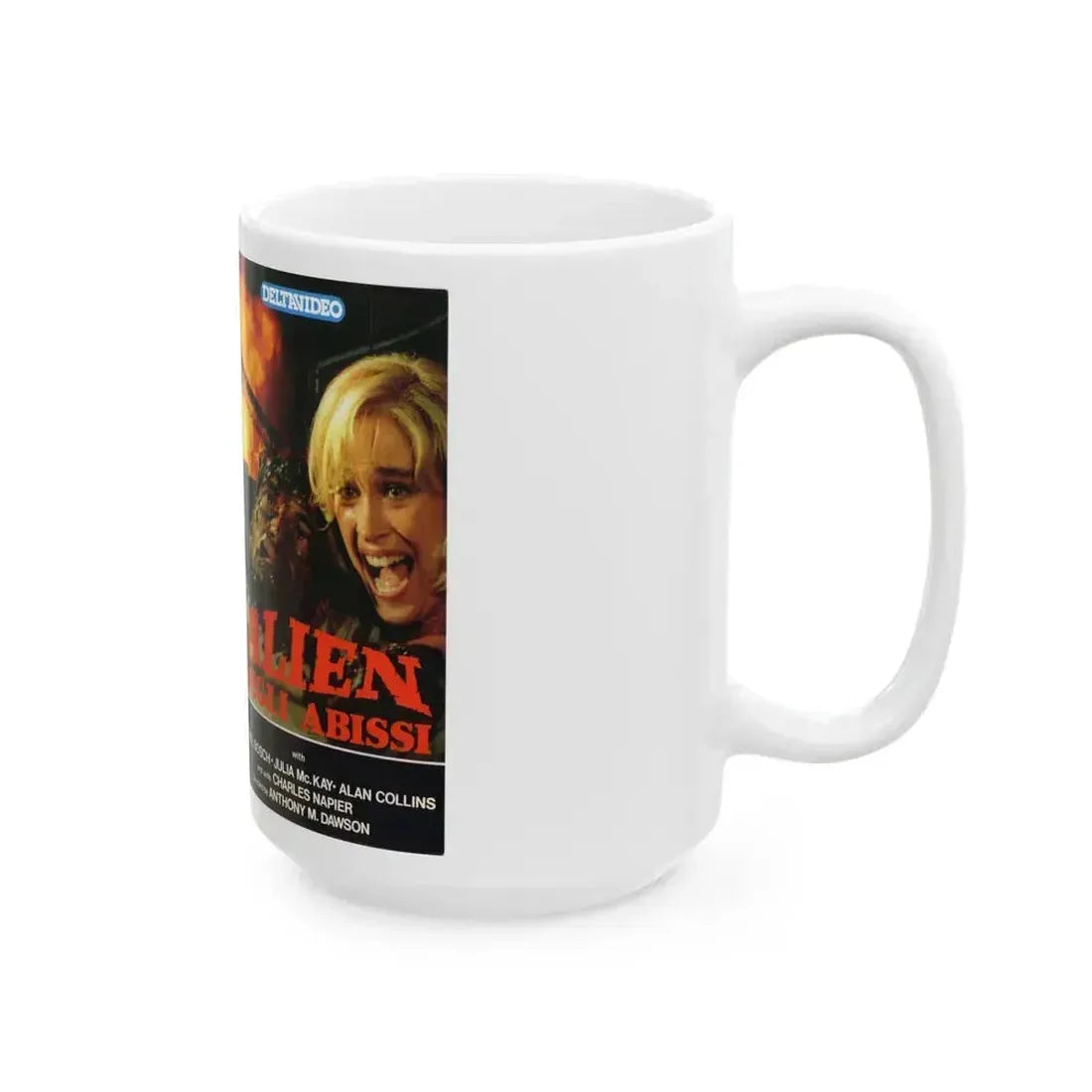 ALIEN DEGLI ABISSI (VHS COVER) - White Coffee Mug - Go Mug Yourself