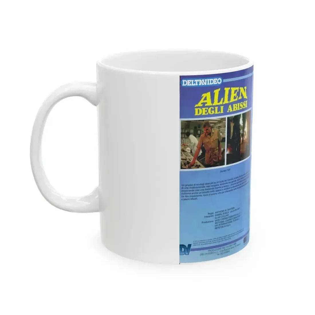ALIEN DEGLI ABISSI (VHS COVER) - White Coffee Mug - Go Mug Yourself