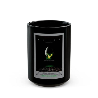 ALIEN - (DIRECTOR'S CUT) (2) 1979 Movie Poster - Black Coffee Mug-15oz-Go Mug Yourself