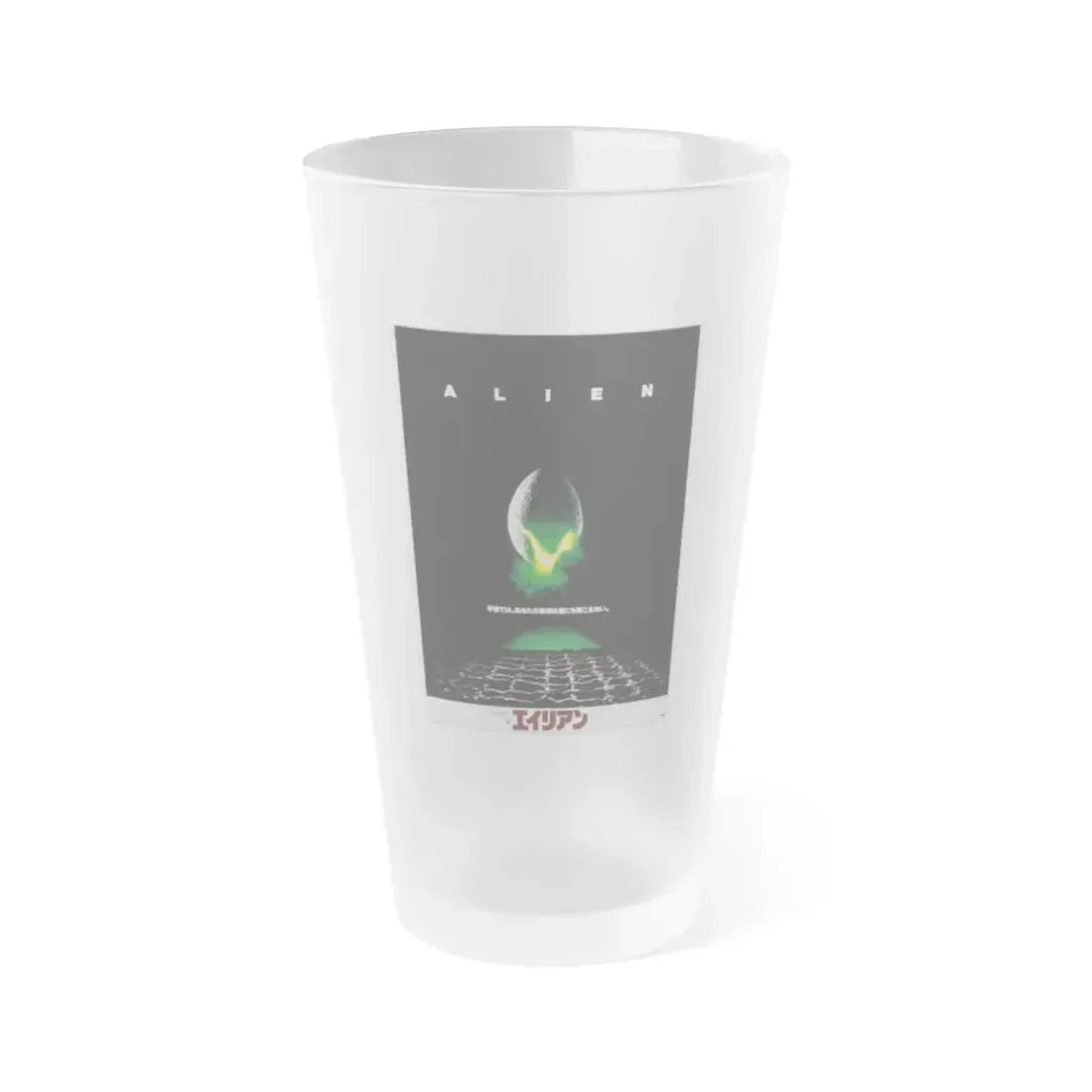 ALIEN (JAPANESE) 1979 Movie Poster - Frosted Pint Glass 16oz Default Title - Go Mug Yourself