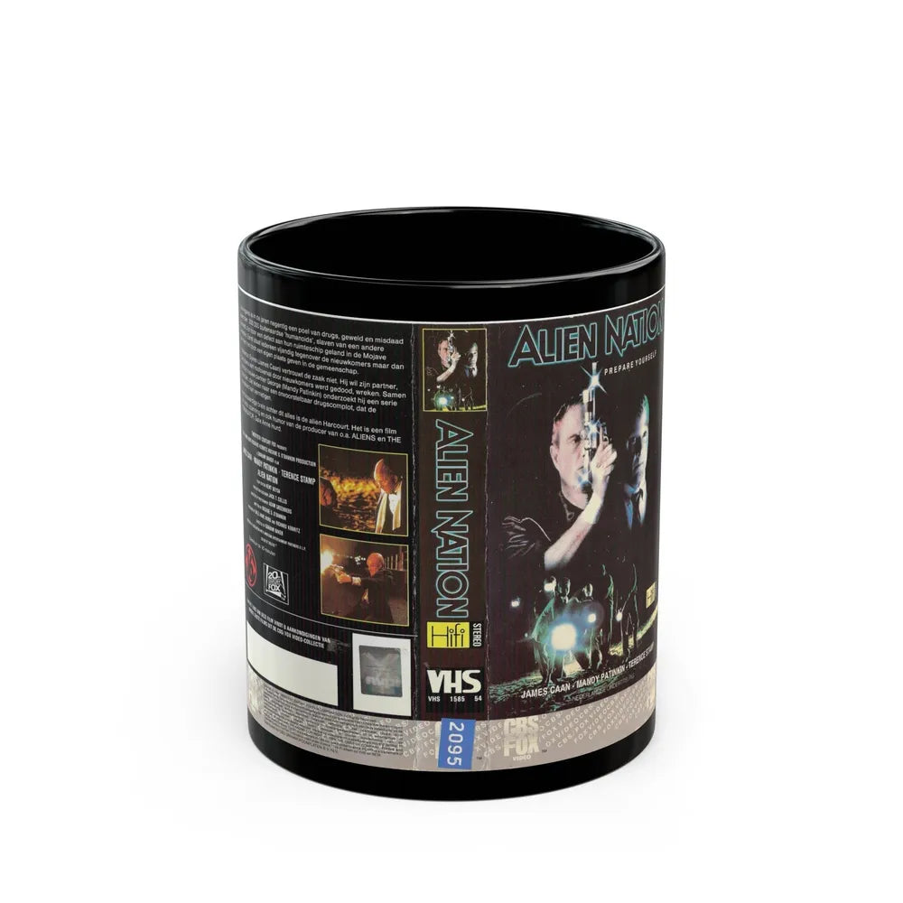 ALIEN NATION (VHS COVER) - Black Coffee Mug-11oz-Go Mug Yourself