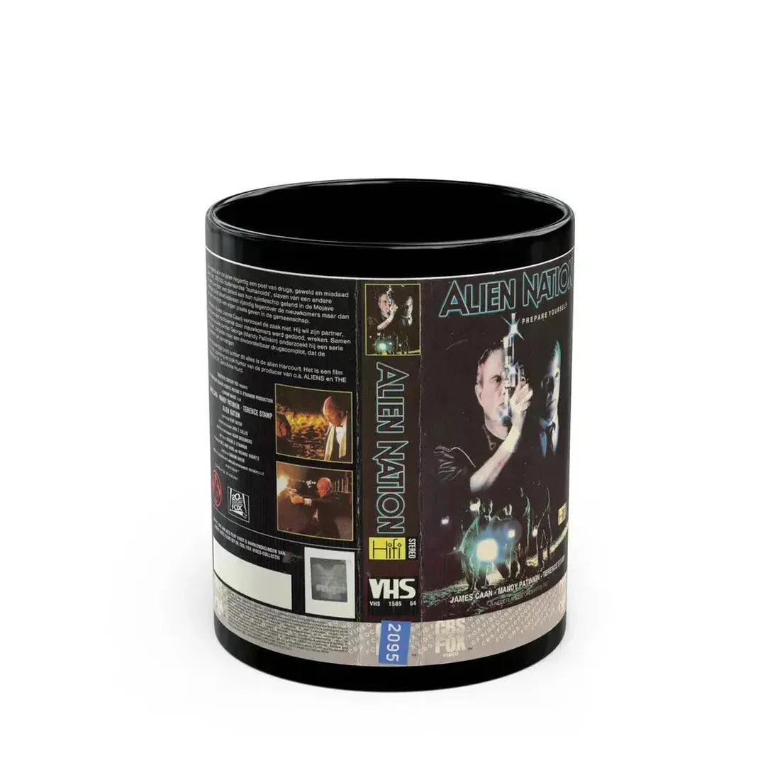 ALIEN NATION (VHS COVER) - Black Coffee Mug 11oz - Go Mug Yourself