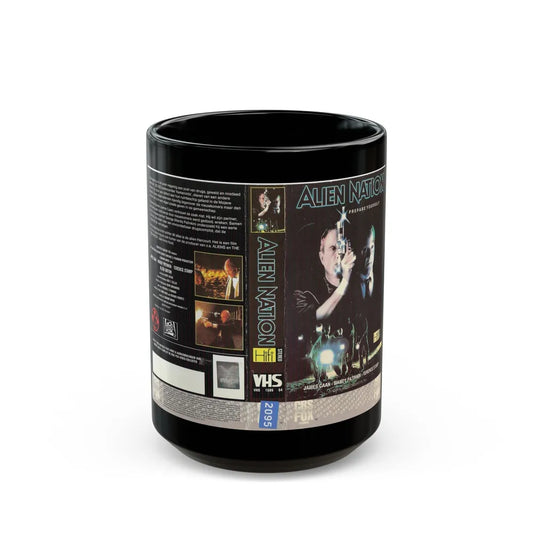 ALIEN NATION (VHS COVER) - Black Coffee Mug-15oz-Go Mug Yourself