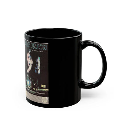 ALIEN NATION (VHS COVER) - Black Coffee Mug-Go Mug Yourself