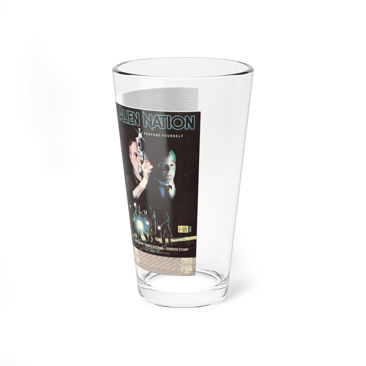 ALIEN NATION (VHS COVER) Pint Glass 16oz-Go Mug Yourself