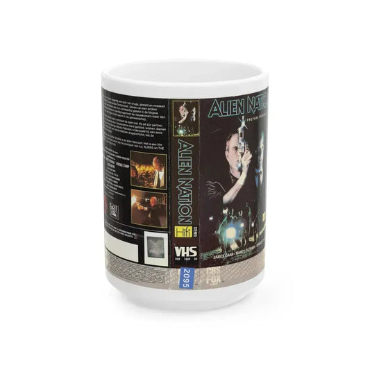 ALIEN NATION (VHS COVER) - White Coffee Mug 15oz - Go Mug Yourself