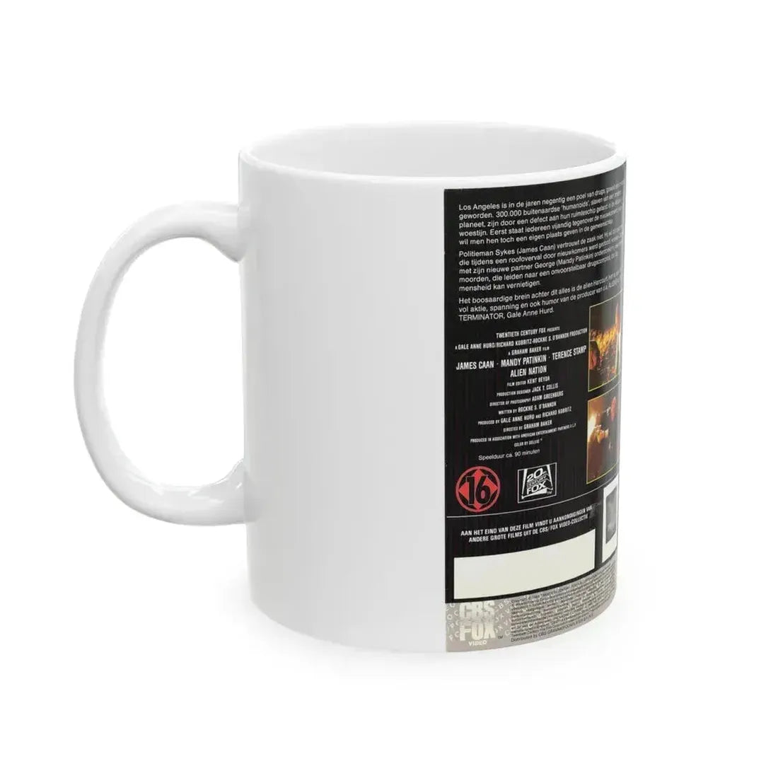 ALIEN NATION (VHS COVER) - White Coffee Mug - Go Mug Yourself