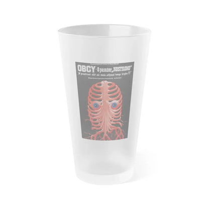 ALIEN (POLISH) 1979 Movie Poster - Frosted Pint Glass 16oz Default Title - Go Mug Yourself
