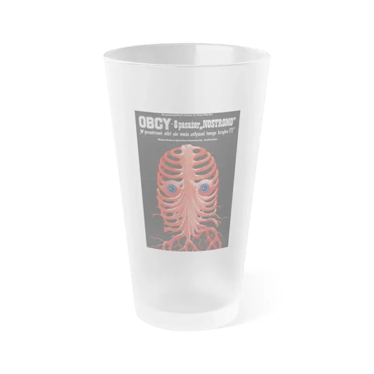 ALIEN (POLISH) 1979 Movie Poster - Frosted Pint Glass 16oz Default Title - Go Mug Yourself