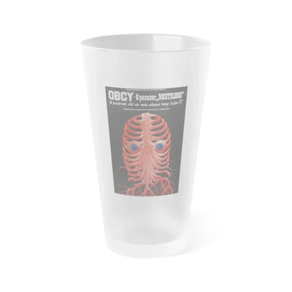 ALIEN (POLISH) 1979 Movie Poster - Frosted Pint Glass 16oz Default Title - Go Mug Yourself