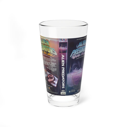 ALIEN PREDATORS (VHS COVER) Pint Glass 16oz-16oz-Go Mug Yourself