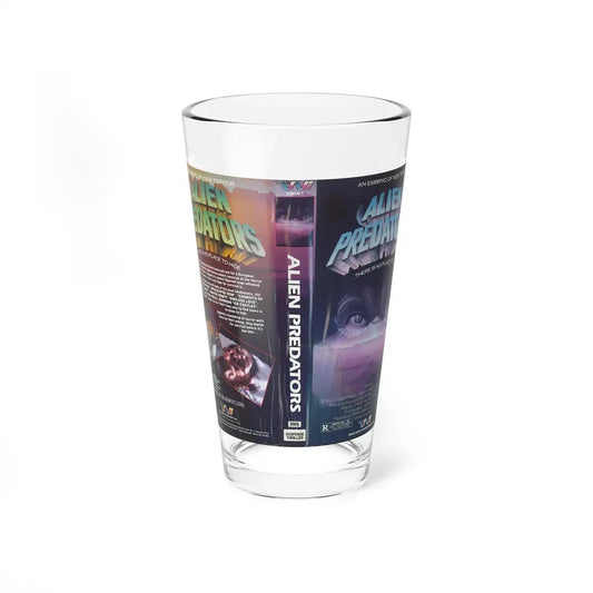 ALIEN PREDATORS (VHS COVER) Pint Glass 16oz 16oz - Go Mug Yourself