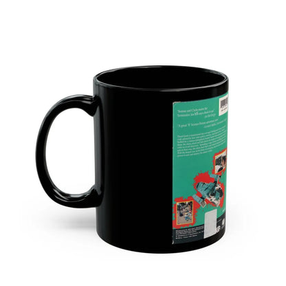 ALIEN SPACE AVENGER (VHS COVER) - Black Coffee Mug-Go Mug Yourself