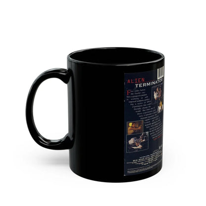 ALIEN TERMINATOR (VHS COVER) - Black Coffee Mug-Go Mug Yourself