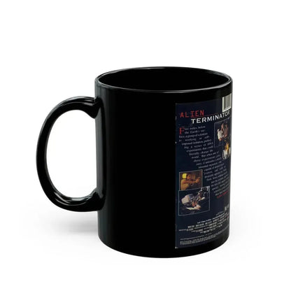 ALIEN TERMINATOR (VHS COVER) - Black Coffee Mug - Go Mug Yourself