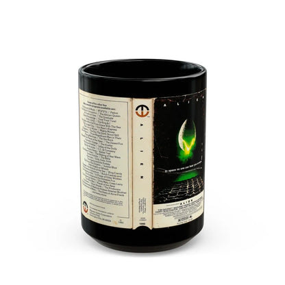 ALIEN (VHS COVER) - Black Coffee Mug-15oz-Go Mug Yourself