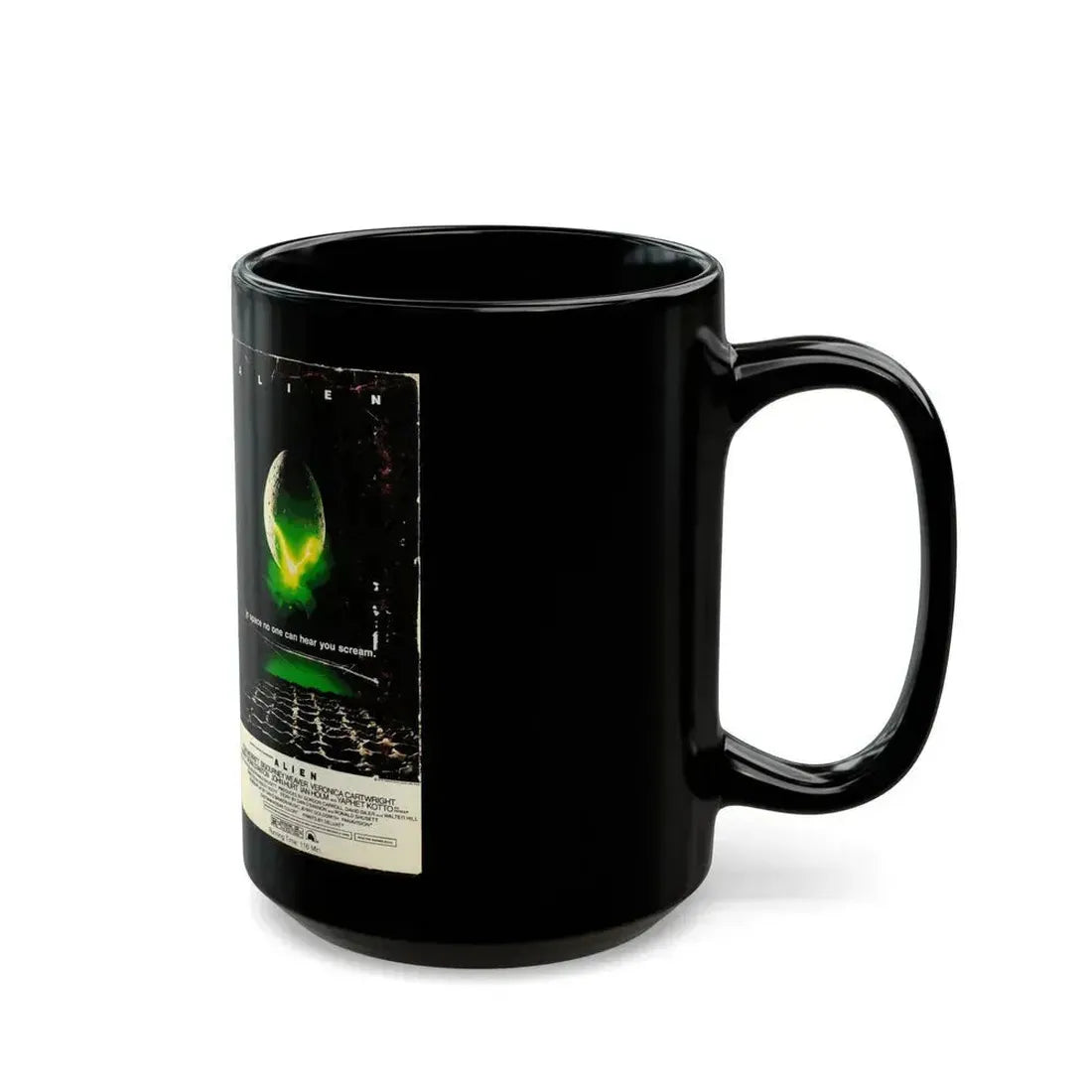 ALIEN (VHS COVER) - Black Coffee Mug - Go Mug Yourself