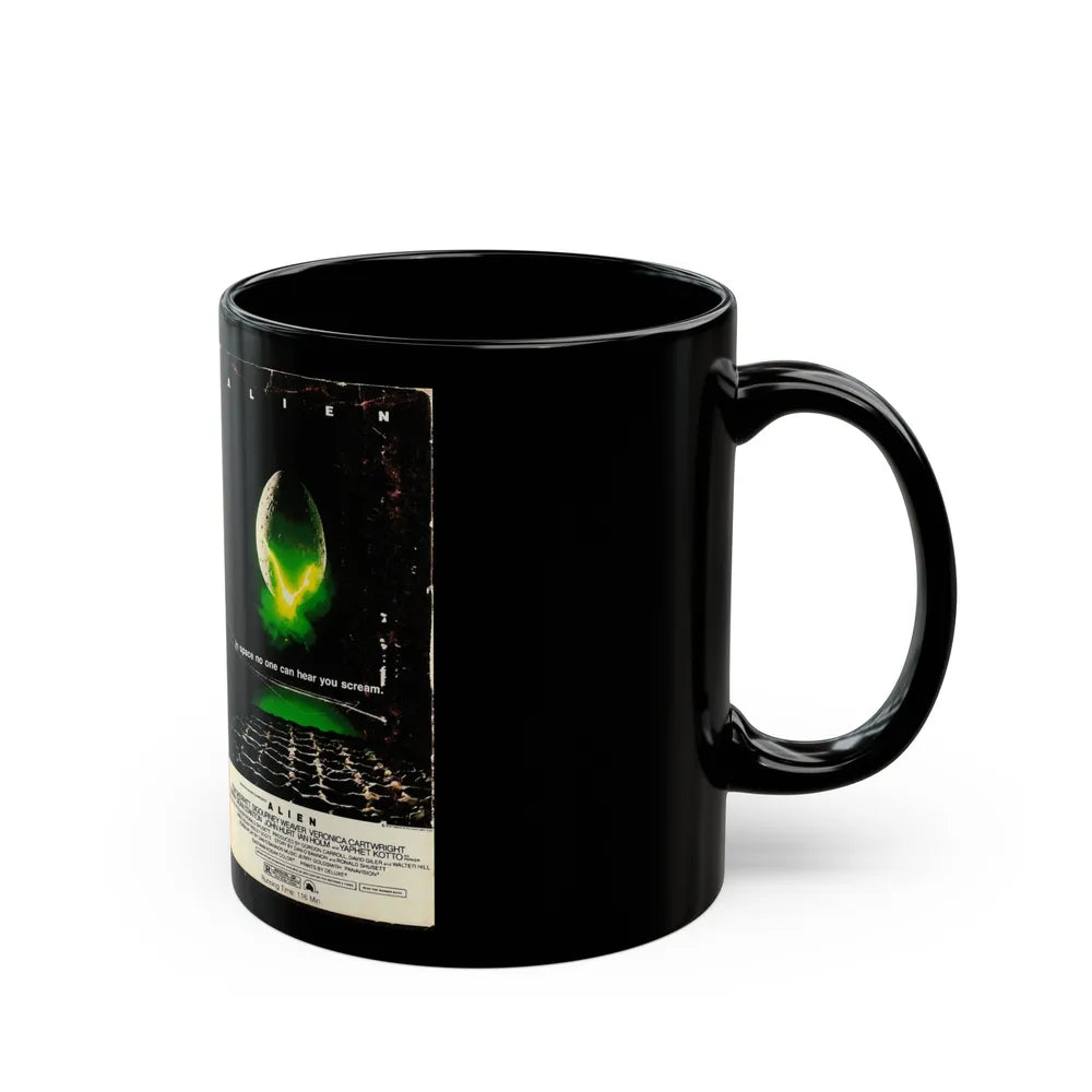 ALIEN (VHS COVER) - Black Coffee Mug-Go Mug Yourself