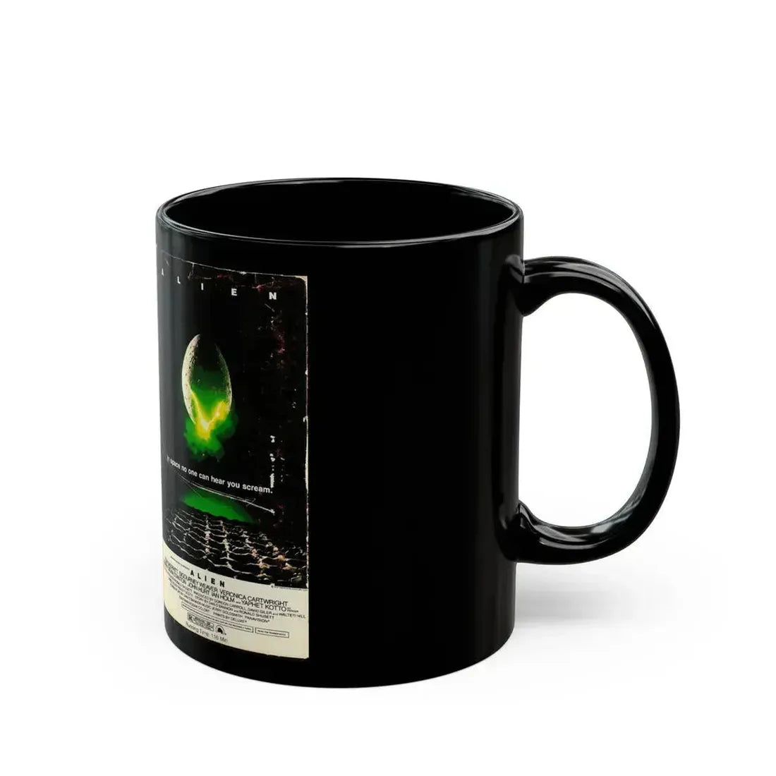 ALIEN (VHS COVER) - Black Coffee Mug - Go Mug Yourself