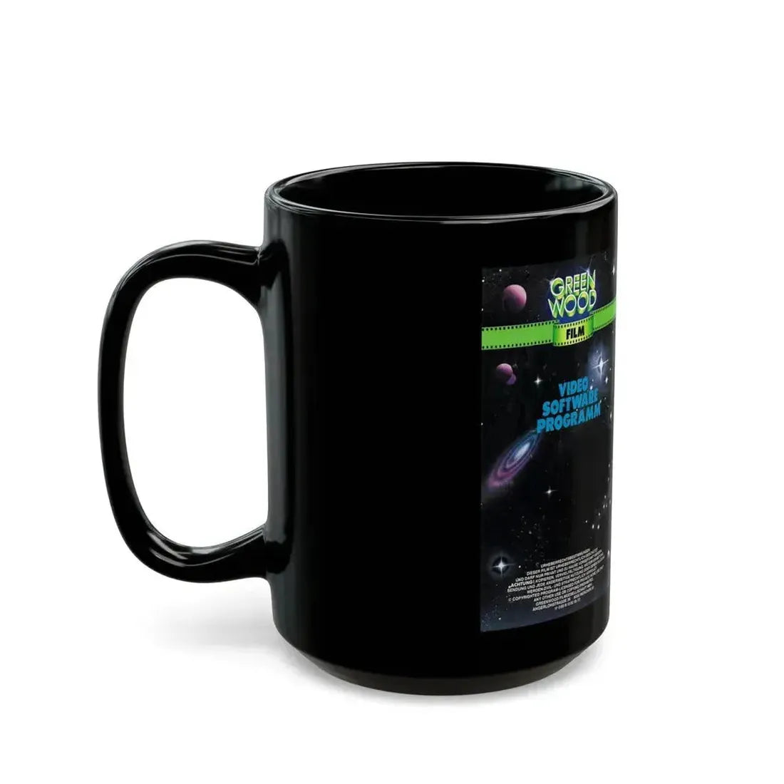 ALIEN0DIE0SAAT DES GRAUENS KEHRT ZURUCK (VHS COVER) - Black Coffee Mug - Go Mug Yourself