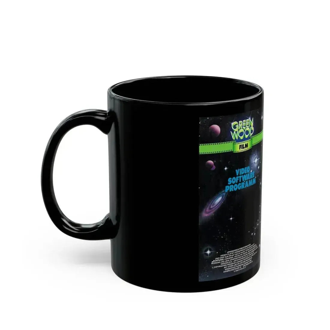 ALIEN0DIE0SAAT DES GRAUENS KEHRT ZURUCK (VHS COVER) - Black Coffee Mug - Go Mug Yourself