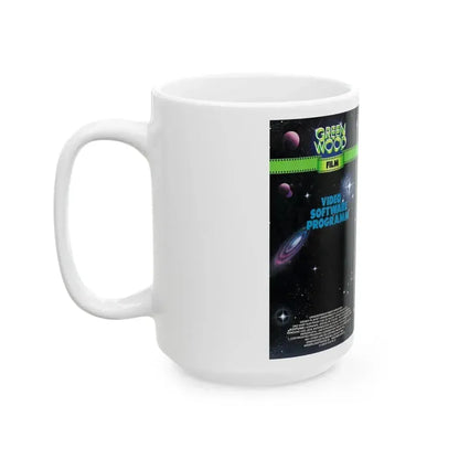 ALIEN0DIE0SAAT DES GRAUENS KEHRT ZURUCK (VHS COVER) - White Coffee Mug - Go Mug Yourself