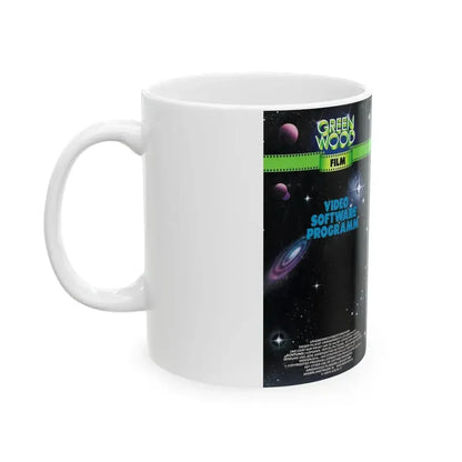 ALIEN0DIE0SAAT DES GRAUENS KEHRT ZURUCK (VHS COVER) - White Coffee Mug - Go Mug Yourself
