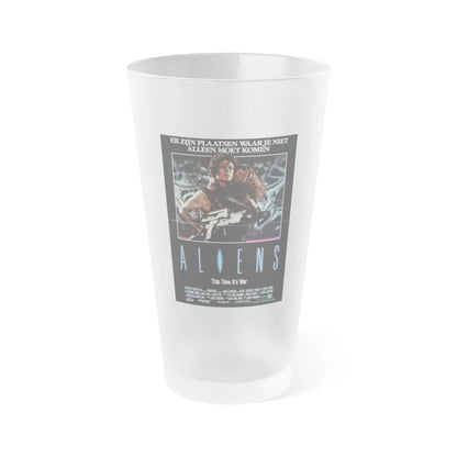 ALIENS (DUTCH) 1986 Movie Poster - Frosted Pint Glass 16oz-Go Mug Yourself