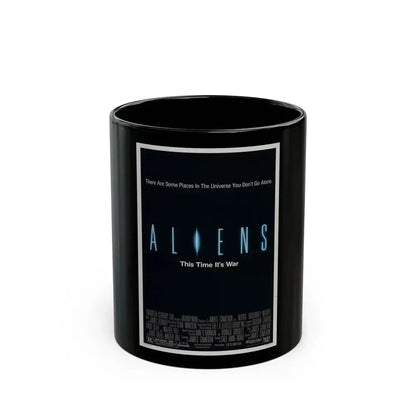 ALIENS (TEASER) 1986 Movie Poster - Black Coffee Mug 11oz - Go Mug Yourself