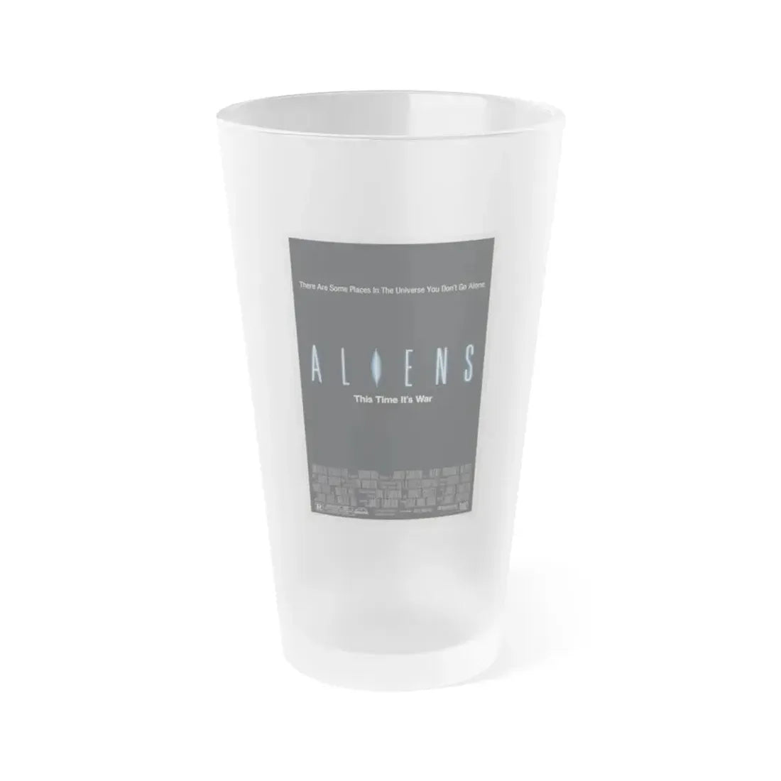 ALIENS (TEASER) 1986 Movie Poster - Frosted Pint Glass 16oz Default Title - Go Mug Yourself