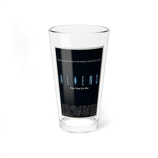 ALIENS (TEASER) 1986 Movie Poster - Pint Glass 16oz-16oz-Go Mug Yourself