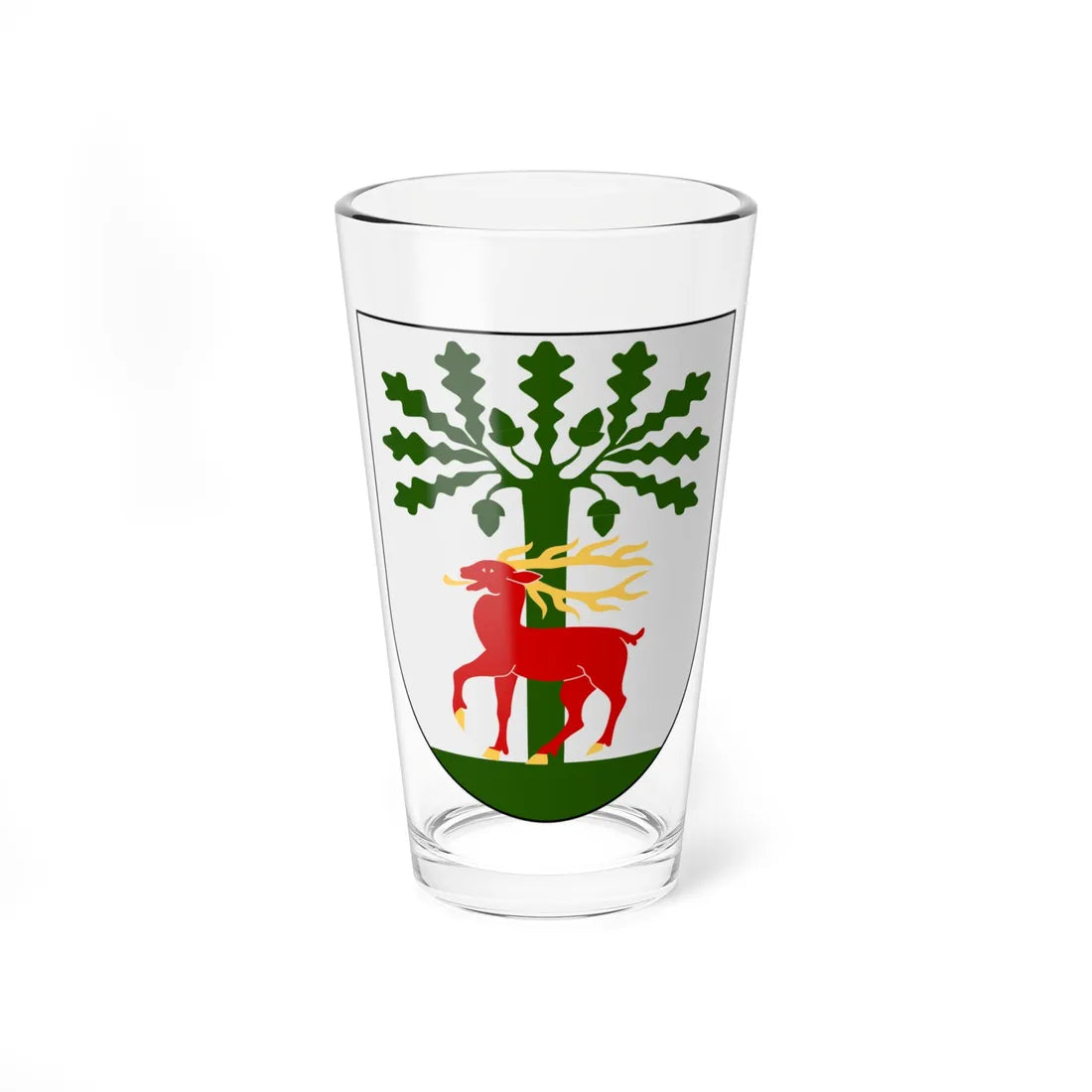 Alingsås vapen (Sweden) (Coat of Arms) Pint Glass 16oz 16oz - Go Mug Yourself