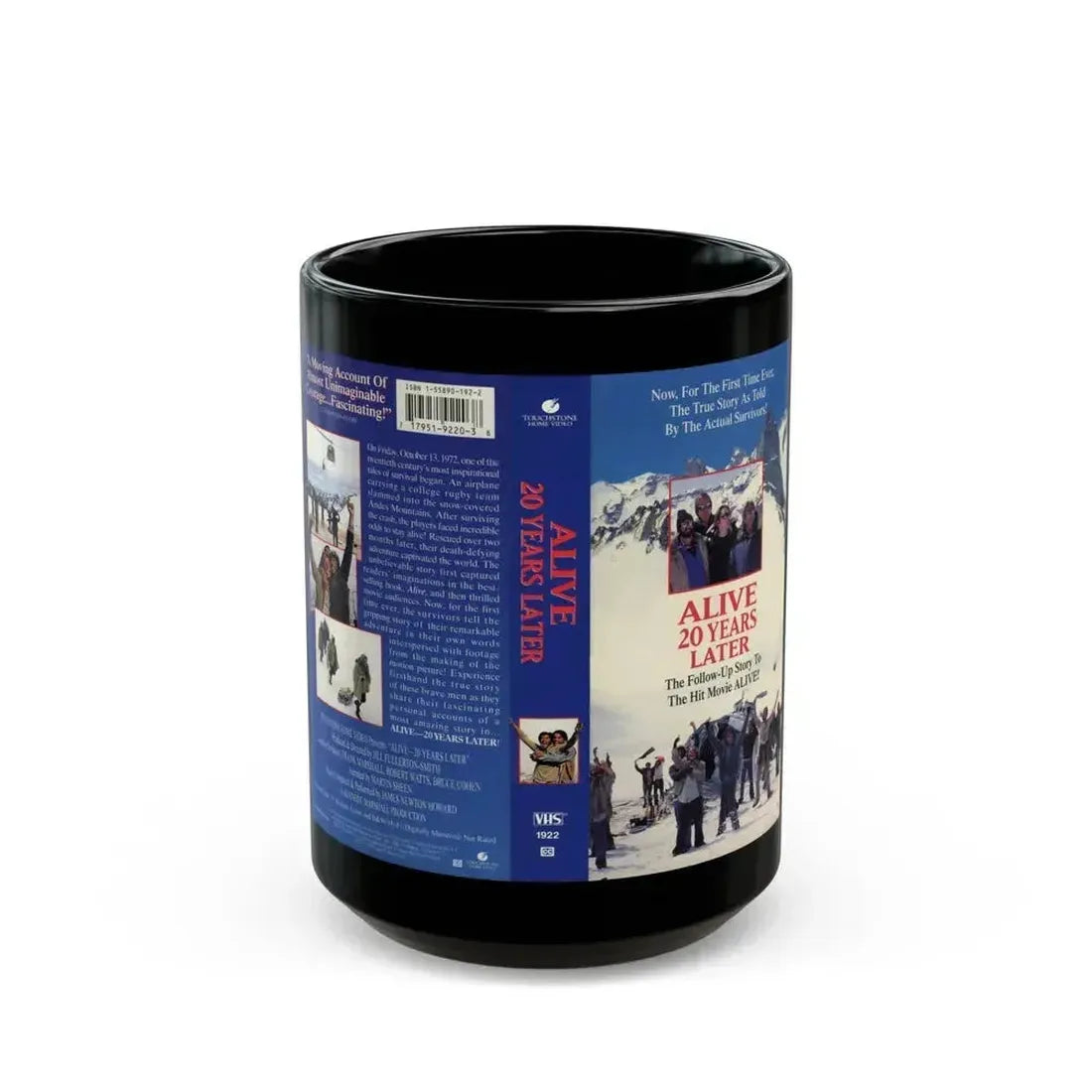 ALIVE 20 YEARS LATER (VHS COVER) - Black Coffee Mug 15oz - Go Mug Yourself
