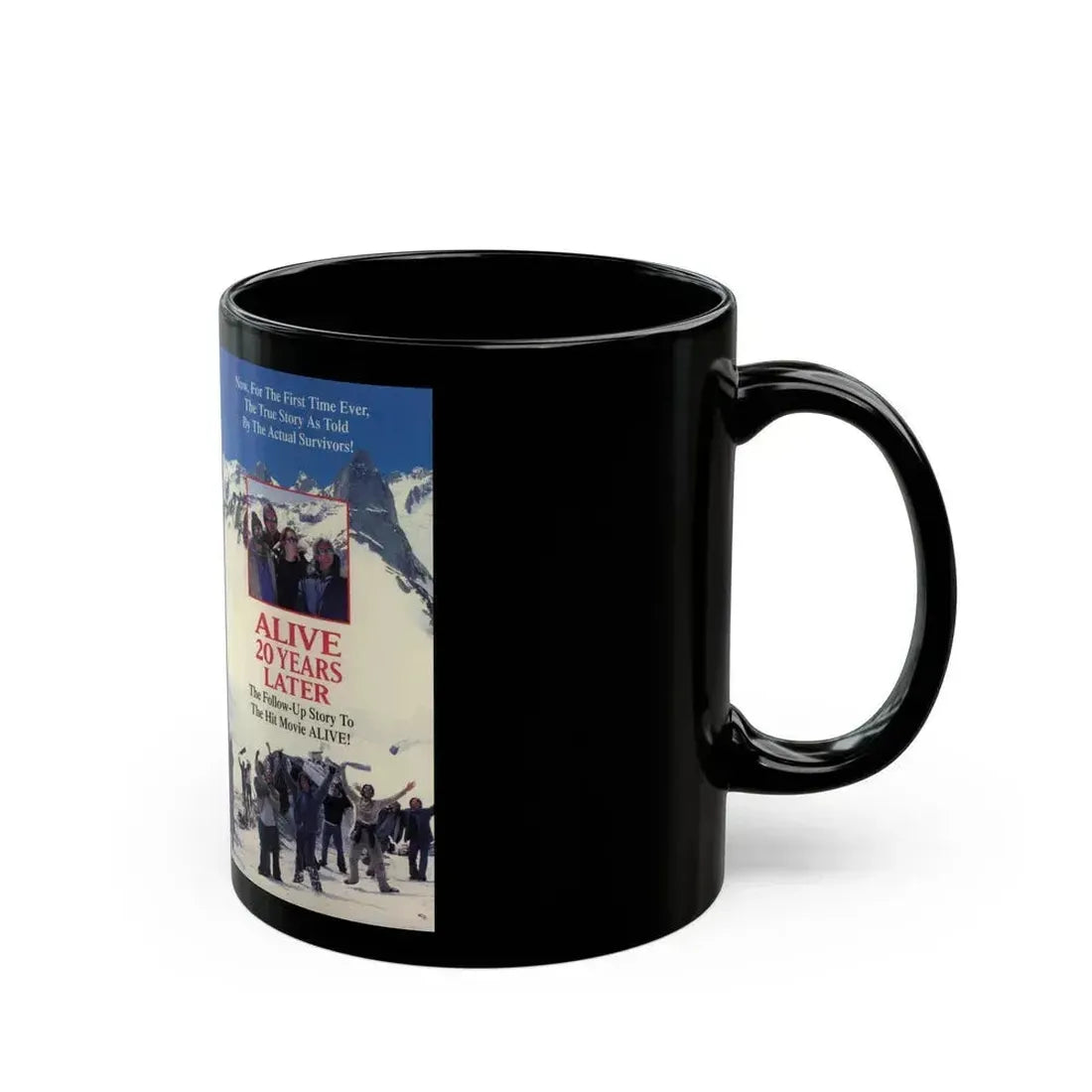 ALIVE 20 YEARS LATER (VHS COVER) - Black Coffee Mug - Go Mug Yourself