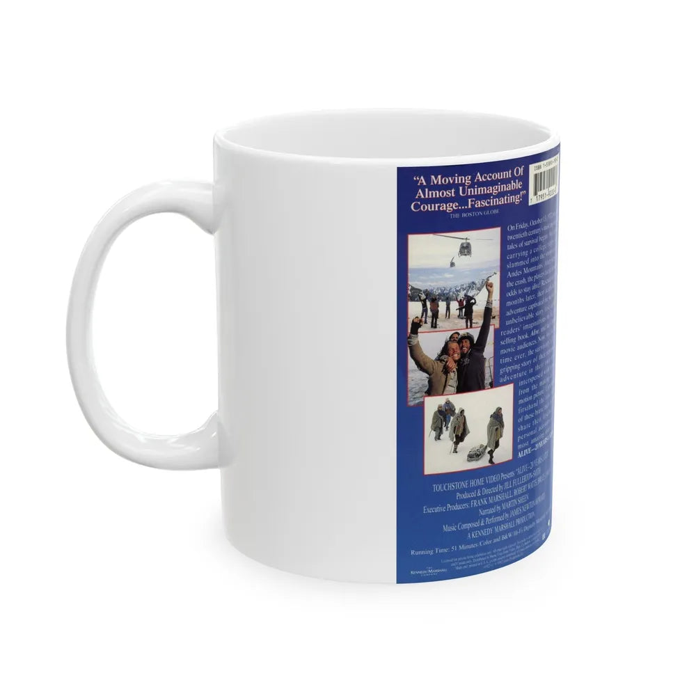 ALIVE 20 YEARS LATER (VHS COVER) - White Coffee Mug-Go Mug Yourself