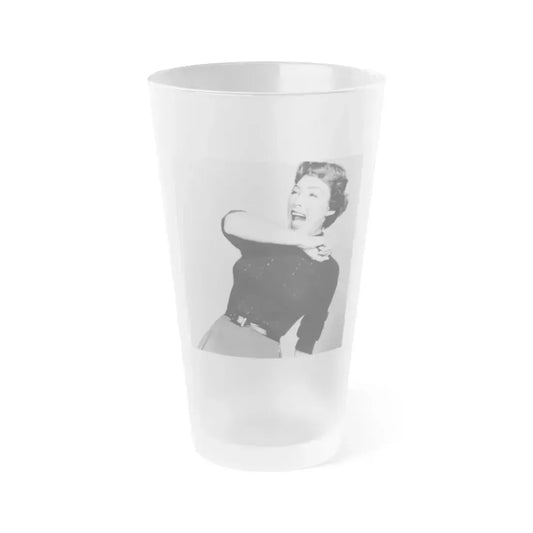 Alix Talton #06 (Vintage Female Icon) Frosted Pint Glass 16oz 16oz Frosted - Go Mug Yourself