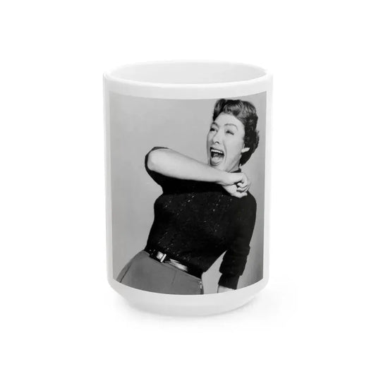 Alix Talton #06 (Vintage Female Icon) White Coffee Mug 15oz - Go Mug Yourself