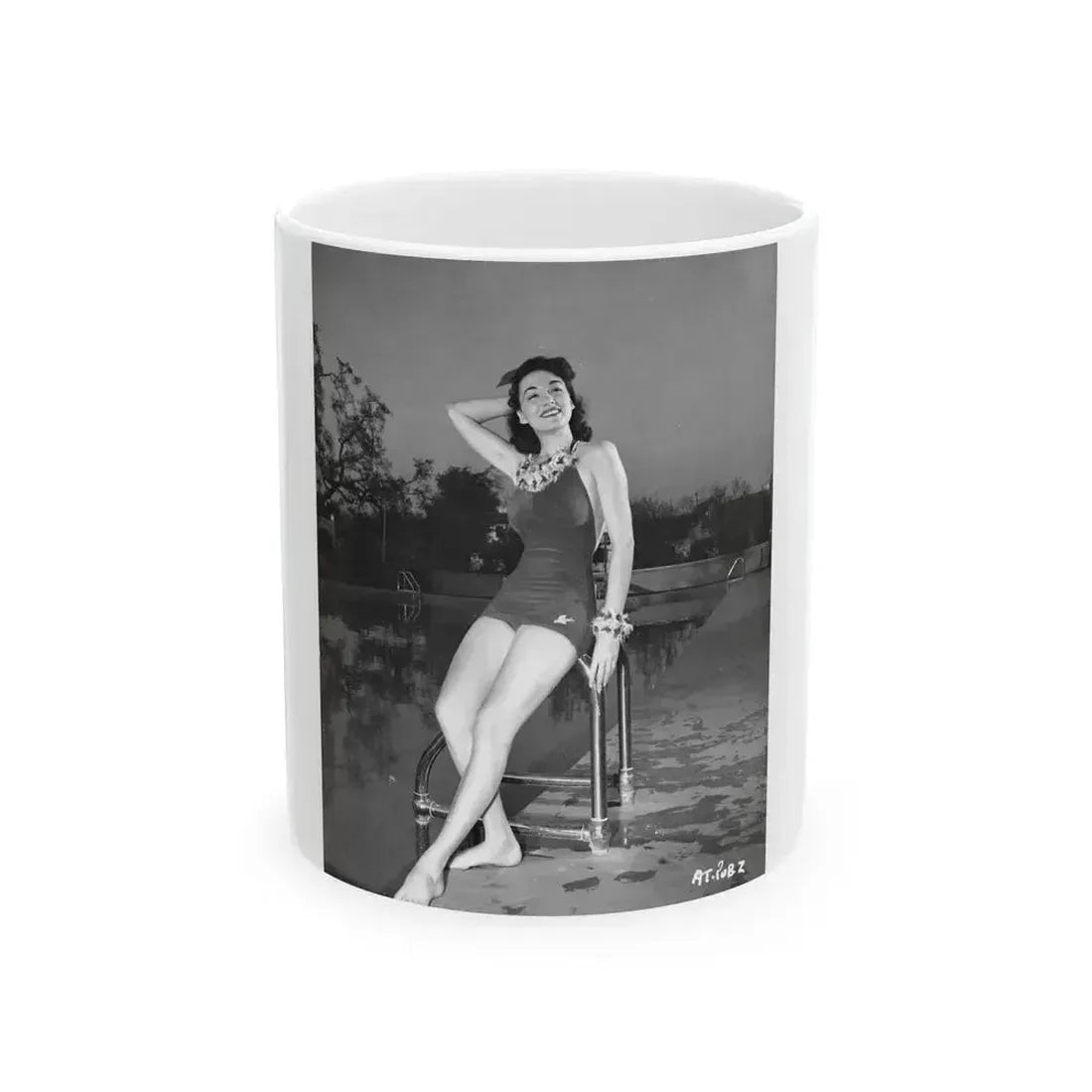 Alix Talton #07 (Vintage Female Icon) White Coffee Mug 11oz - Go Mug Yourself