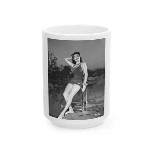 Alix Talton #07 (Vintage Female Icon) White Coffee Mug 15oz - Go Mug Yourself