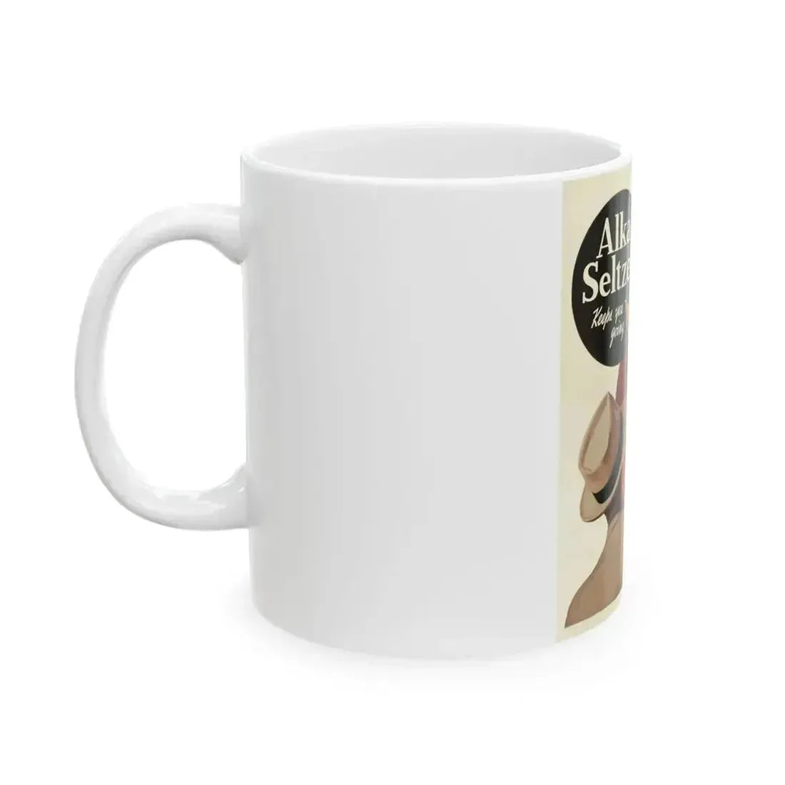 Alka-Seltzer ad illustration - White Coffee Mug - Go Mug Yourself