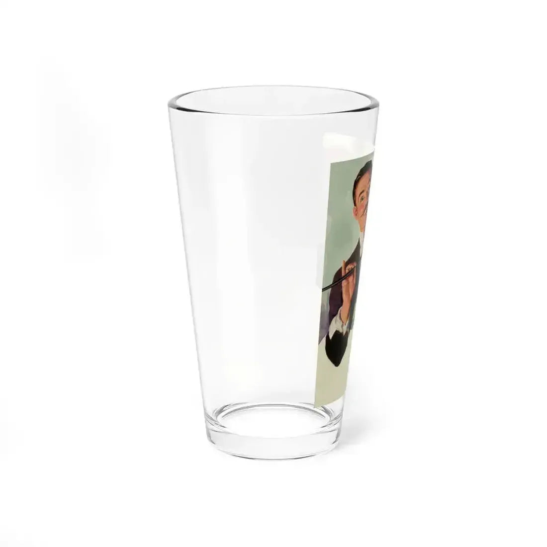 Alka-Seltzer Quick Relief ad illustration (Magazine Illustration) Pint Glass 16oz - Go Mug Yourself