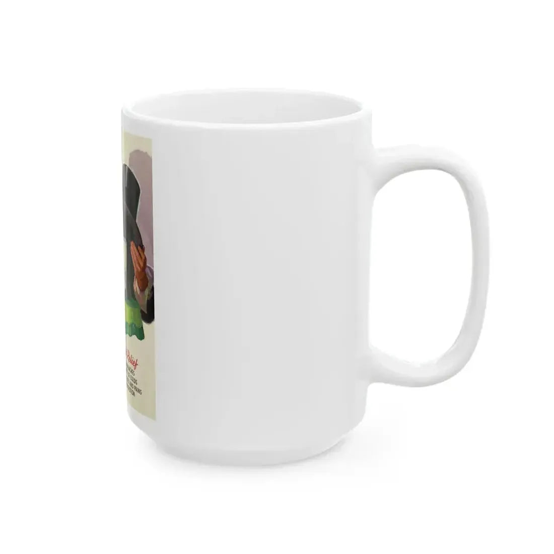 Alka-Seltzer Quick Relief ad illustration - White Coffee Mug - Go Mug Yourself