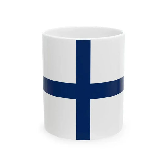 Alkuperalippu (Finland) White Coffee Mug 11oz - Go Mug Yourself