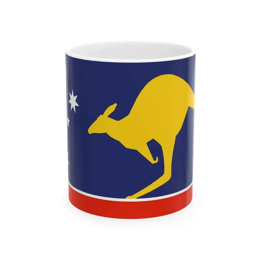 All Australian Flag 1997 Australian Flag Proposal (Australia) White Coffee Mug 11oz - Go Mug Yourself