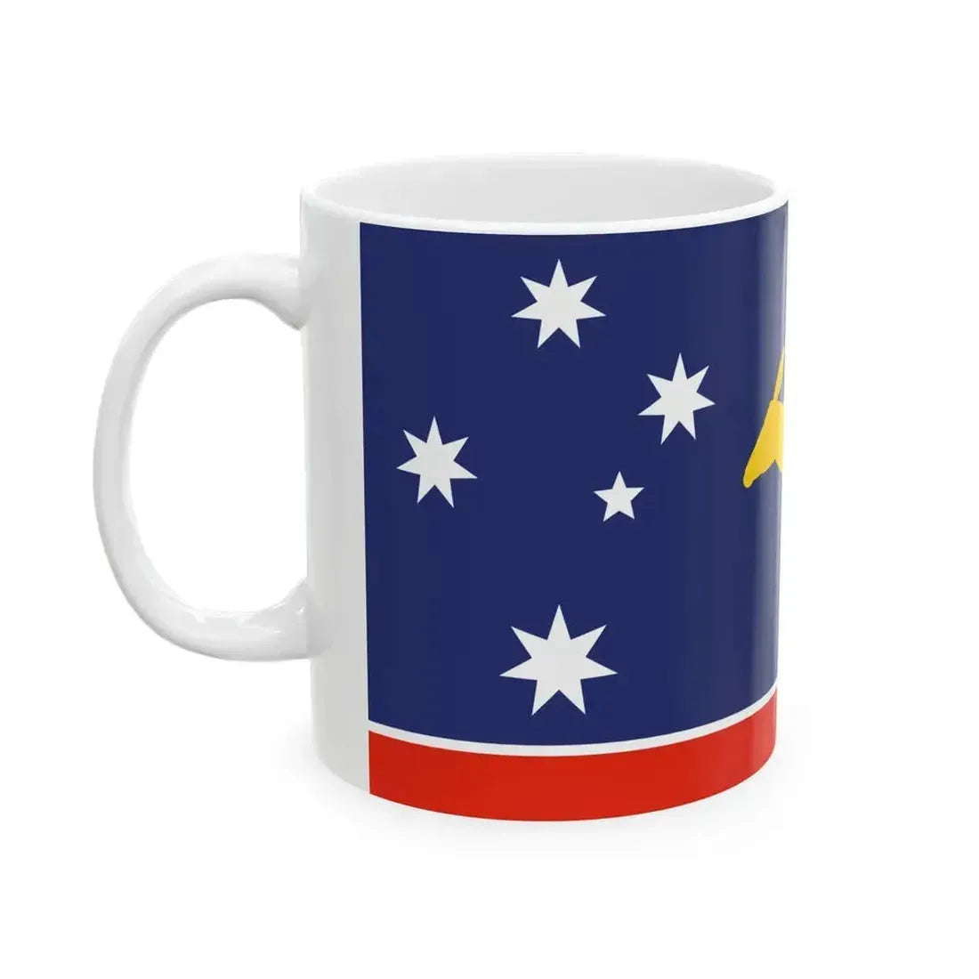 All Australian Flag 1997 Australian Flag Proposal (Australia) White Coffee Mug - Go Mug Yourself